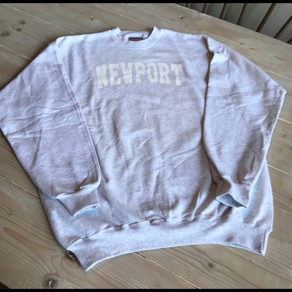 Newport Grey Crewneck Sweatshirt (Large) - Picture 4 of 5